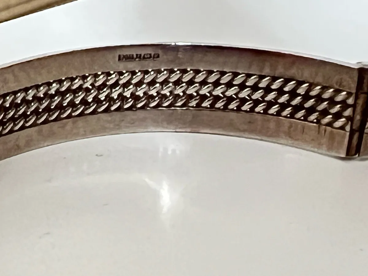 Antique Silver Bracelet - Image 4