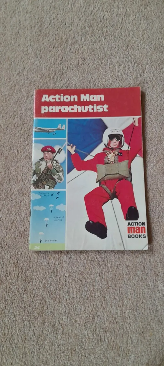 Vintage Action Man Parachutist - Image 1