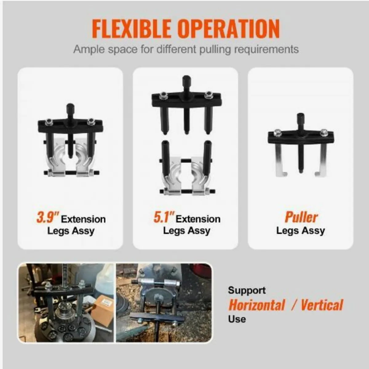 14 Piece Bearing Puller Set, 5 Ton - Image 3