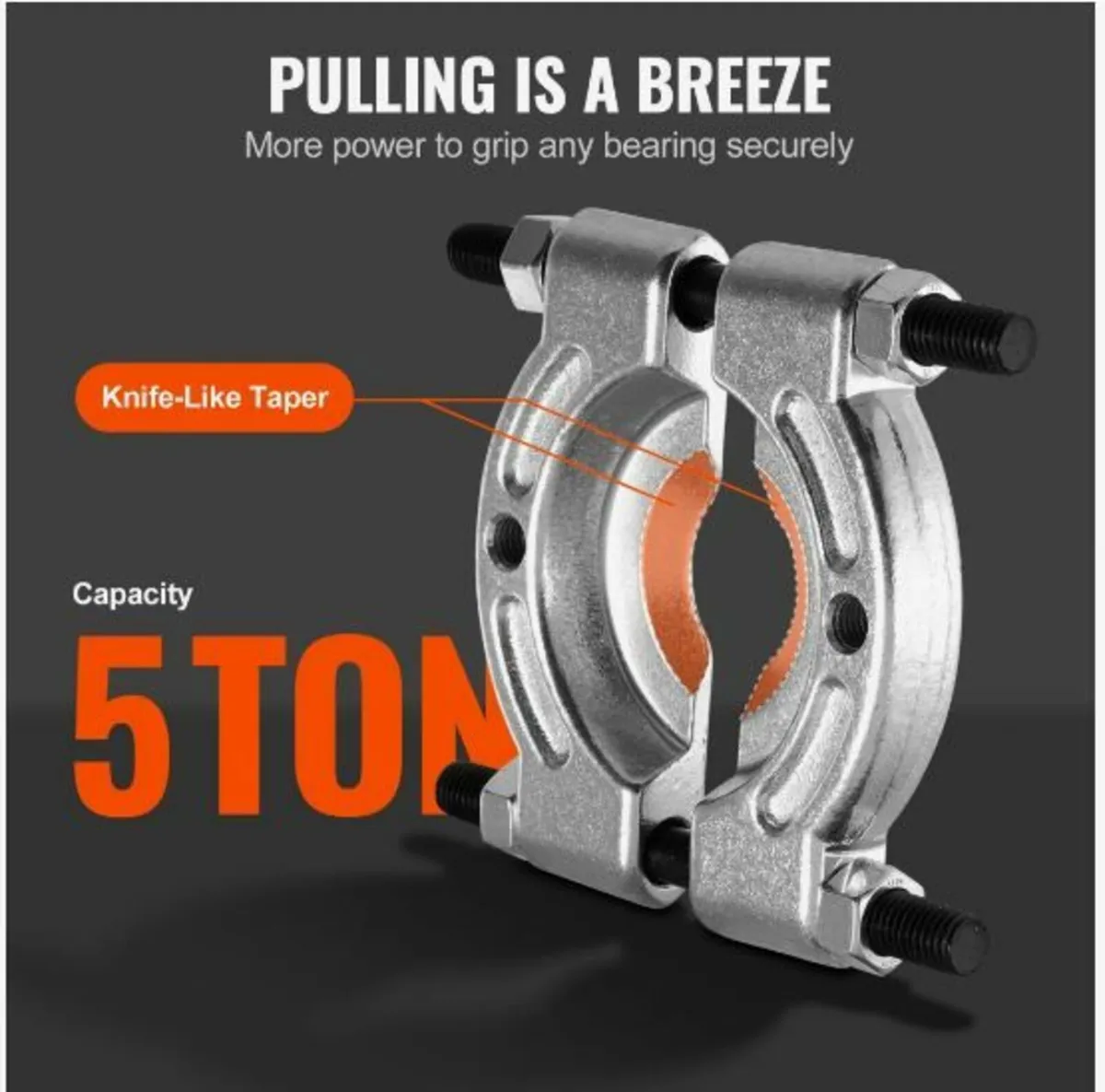 14 Piece Bearing Puller Set, 5 Ton - Image 4