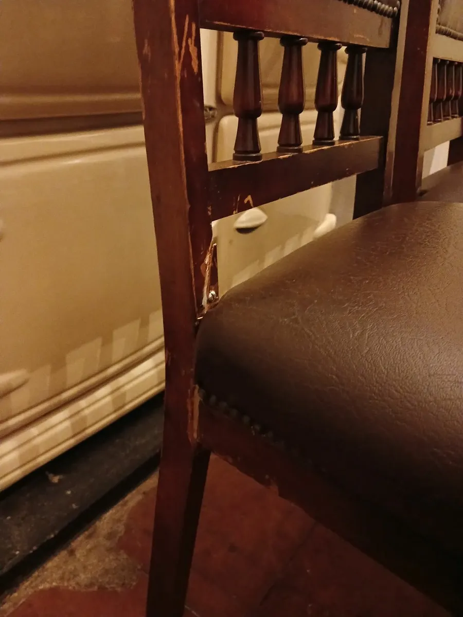 Set of 4 dining chairs - Image 3