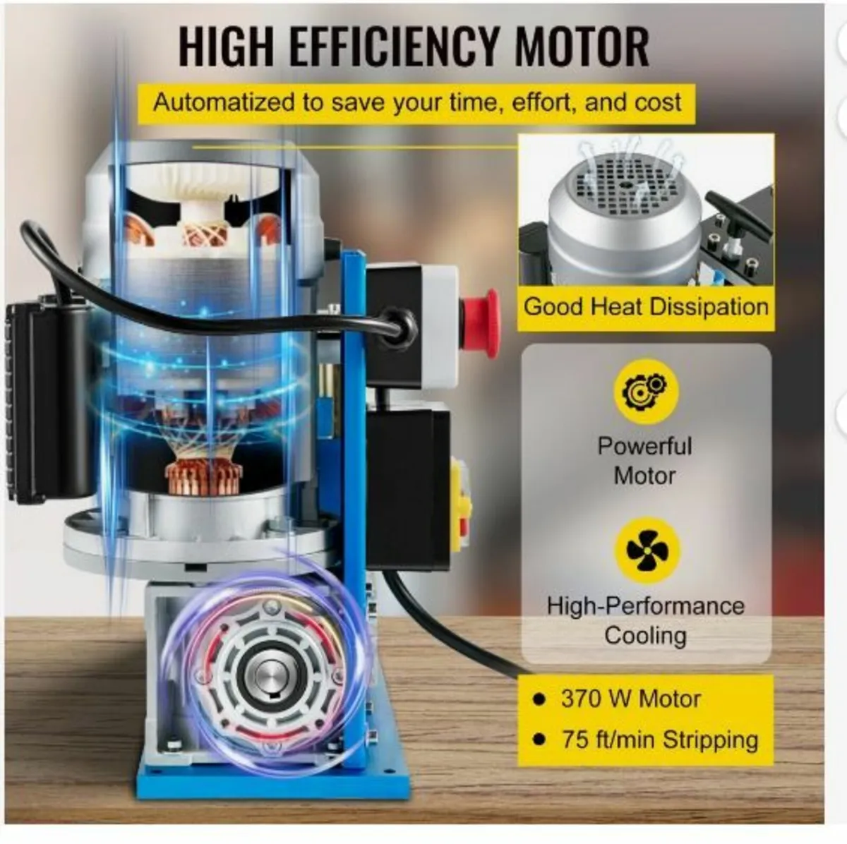 Electric Wire Stripping Machine, 0.06 inch-0.15 i - Image 4