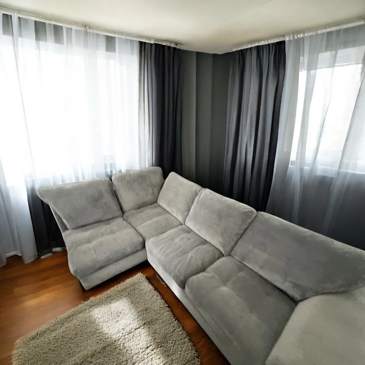 Grey corner sofa couch furniture delivery av - Image 3