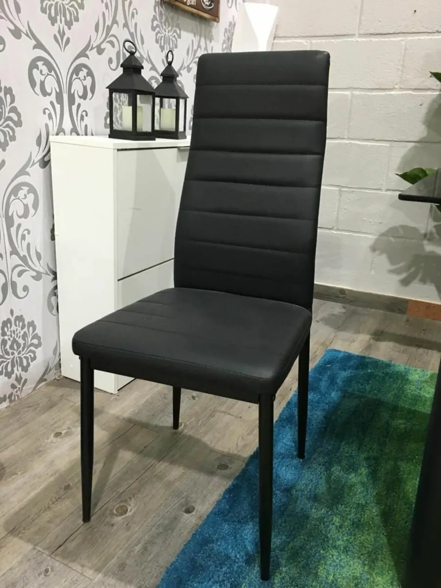Glass Dining Table Set 6 chairs  FREE Delivery - Image 2