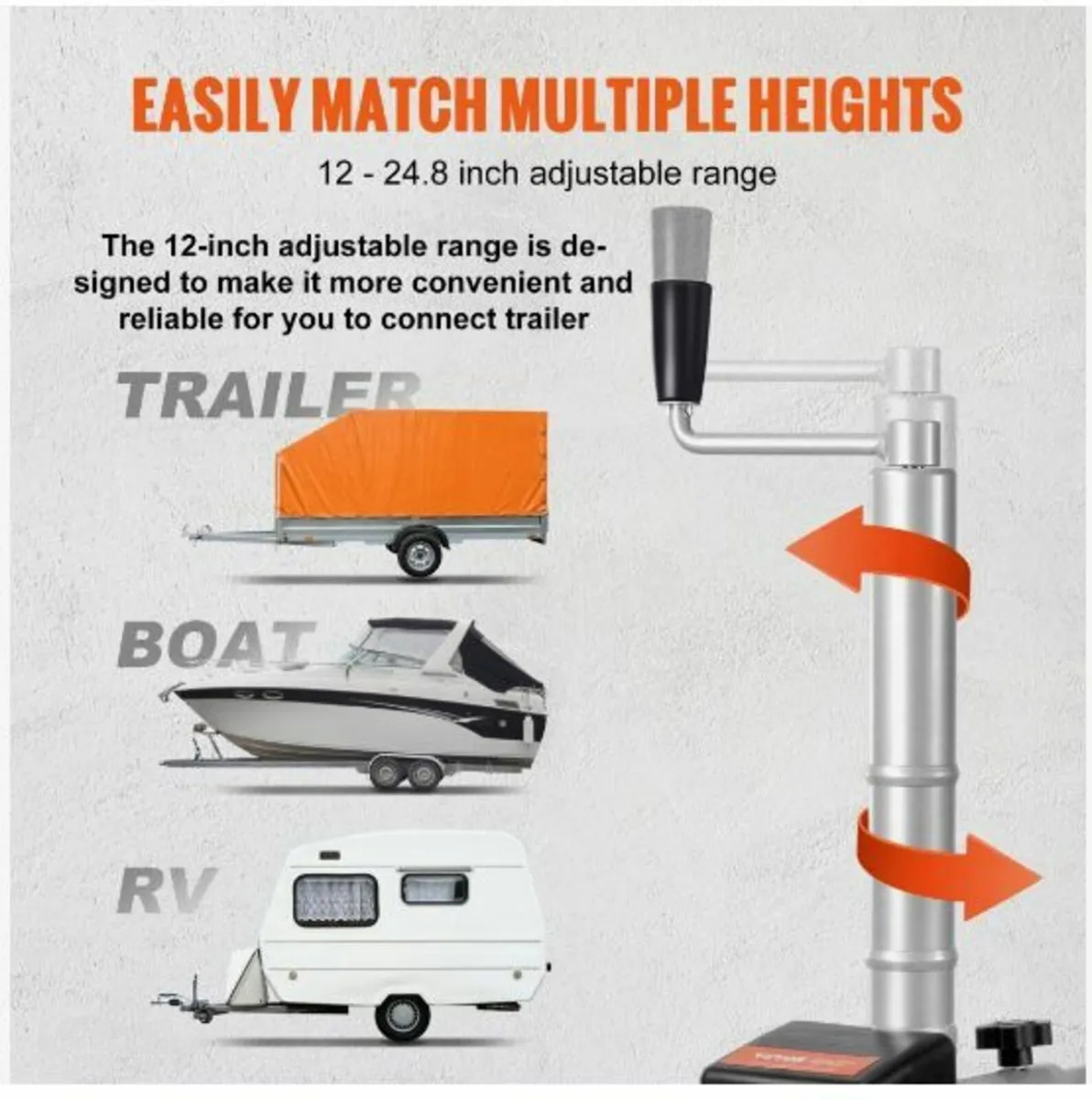 Electric Trailer Dolly, 5000lbs Towing Capacity - Image 3