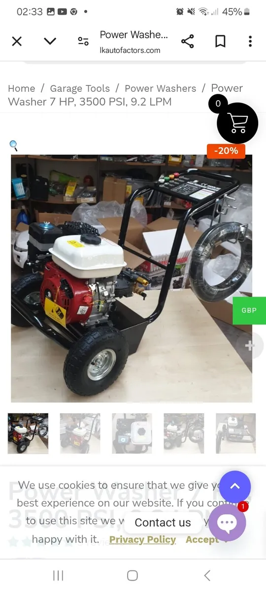 Petrol  power washer - Image 3
