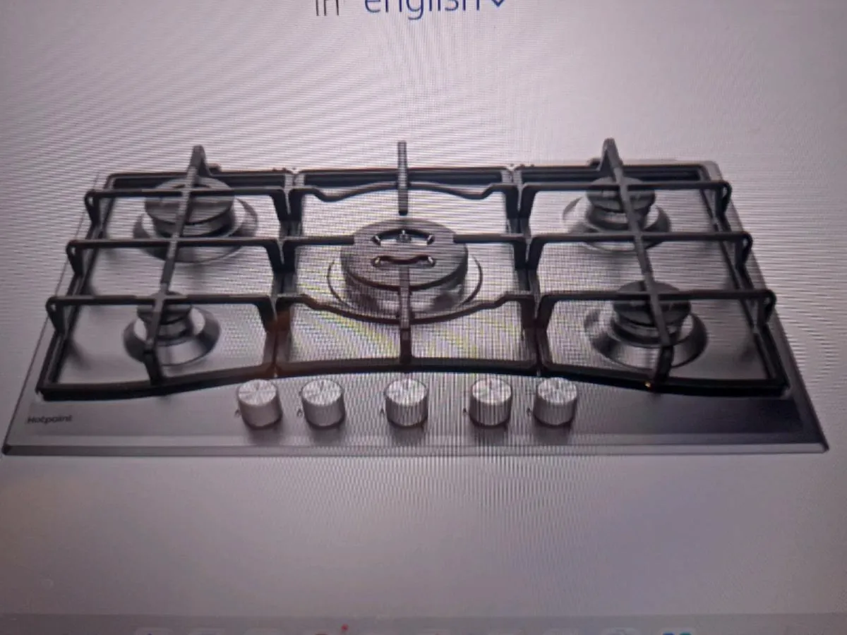 Hotpoint 5 ring gas hob - Image 2