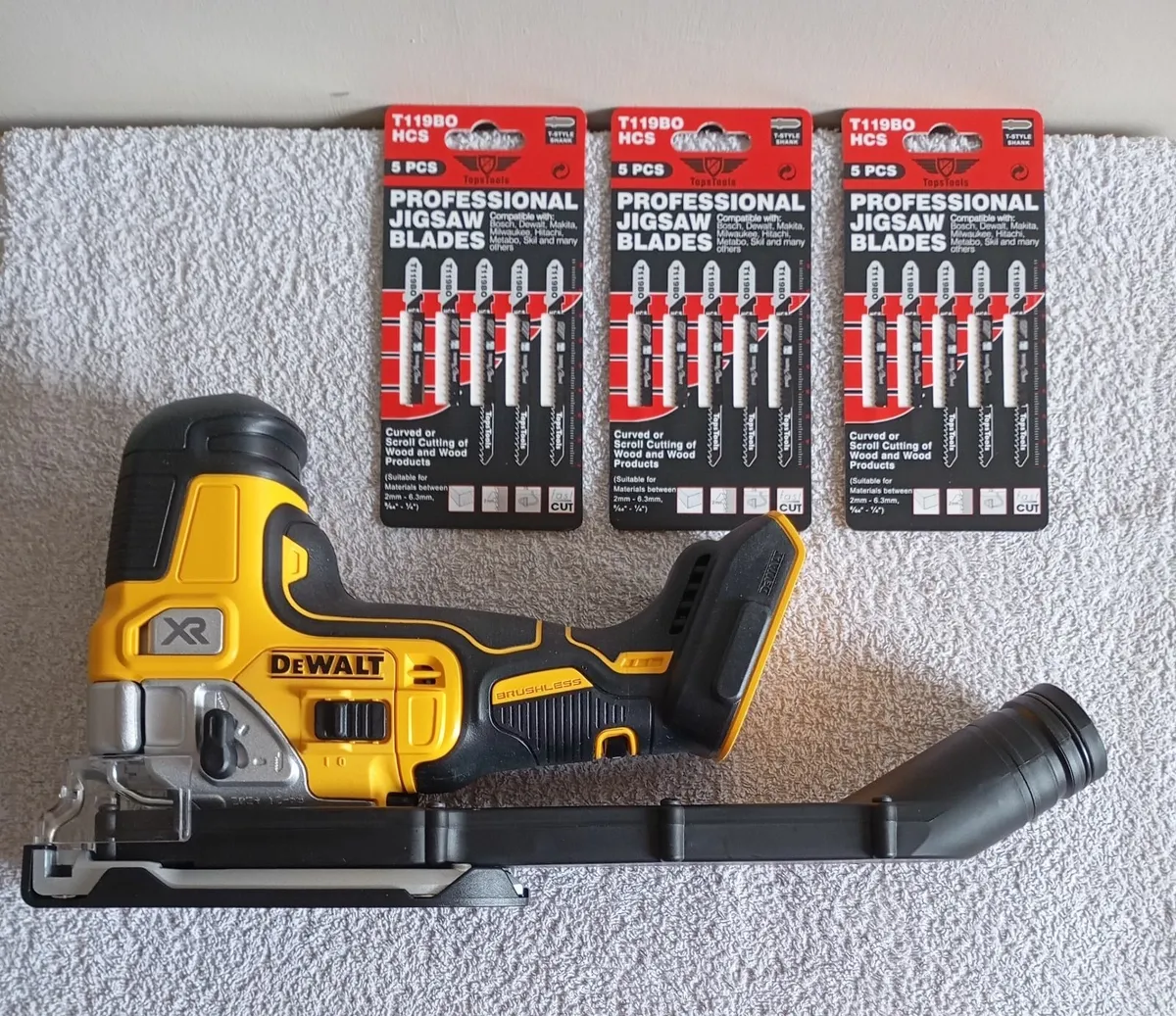 DeWalt Jigsaw & Blades (New) - Image 1