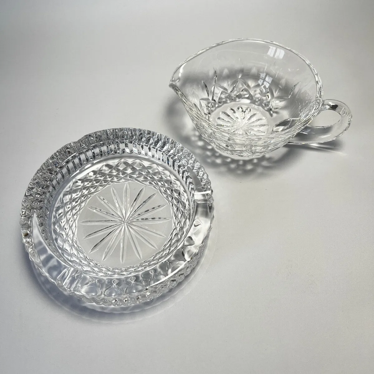 Waterford crystal ashtray and jug vintage Colleen - Image 1