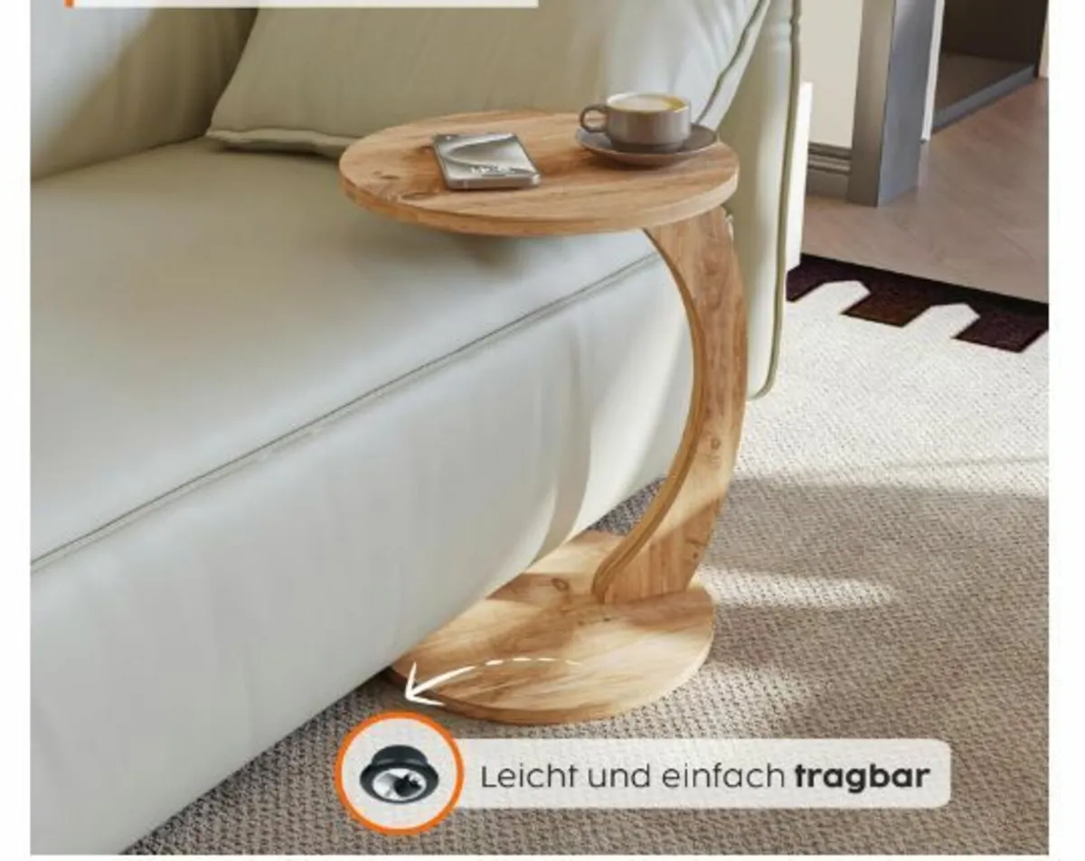 Coffee Table with Wheels - Image 4