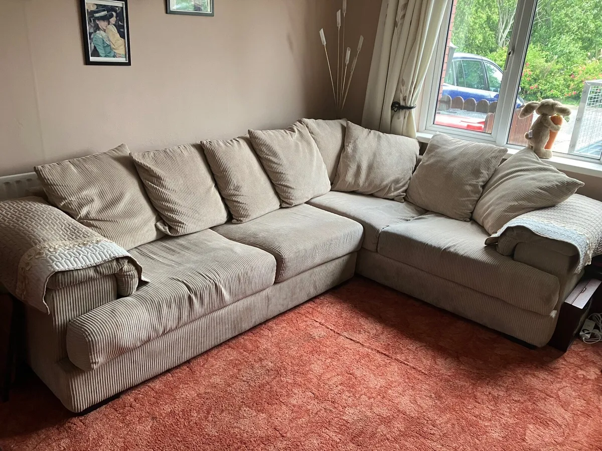 L shaped couch