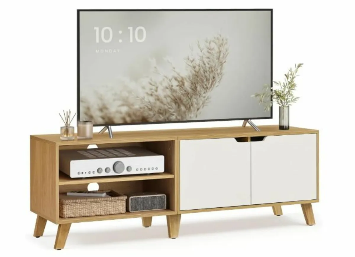 Cabinet, TV Stand with 2 Doors - Image 1