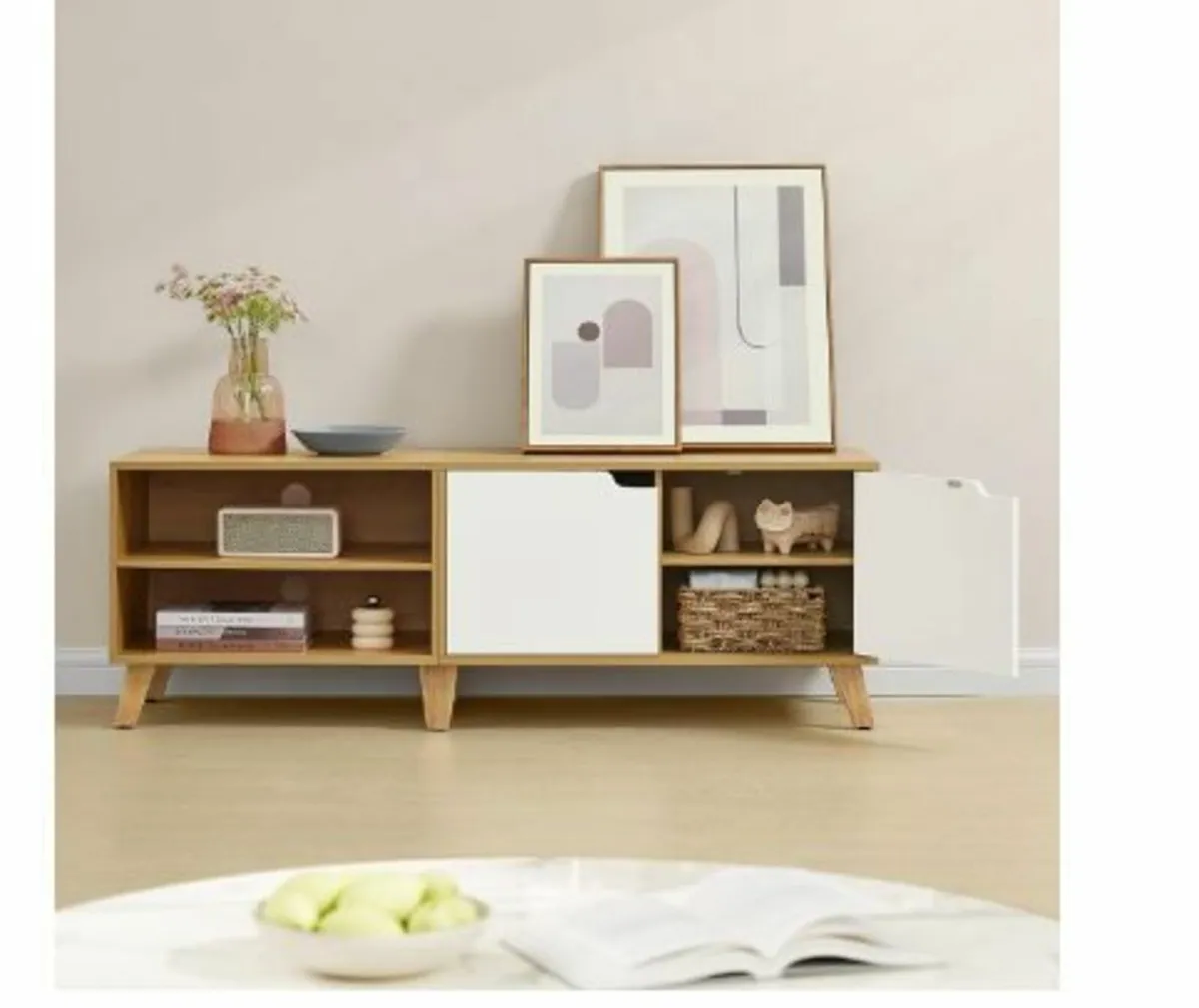 Cabinet, TV Stand with 2 Doors - Image 2