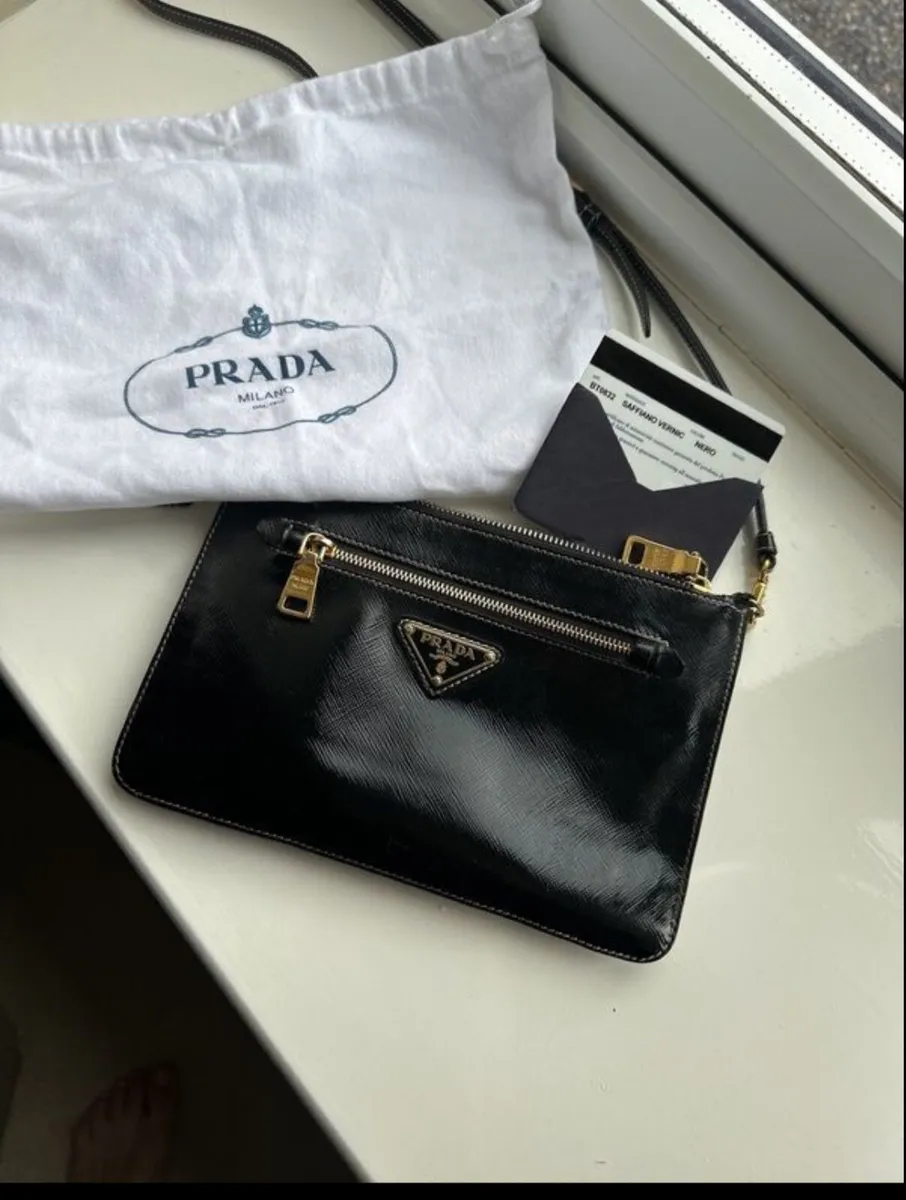 Authentic Leather Prada Bag - Image 1