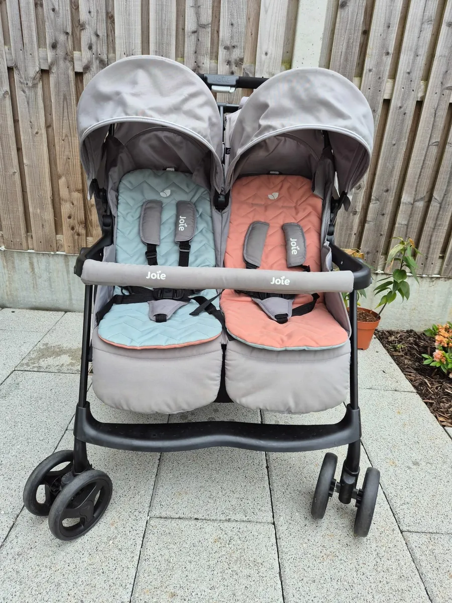 Joie Aire Twin Stroller Nectar and Mineral - Image 2