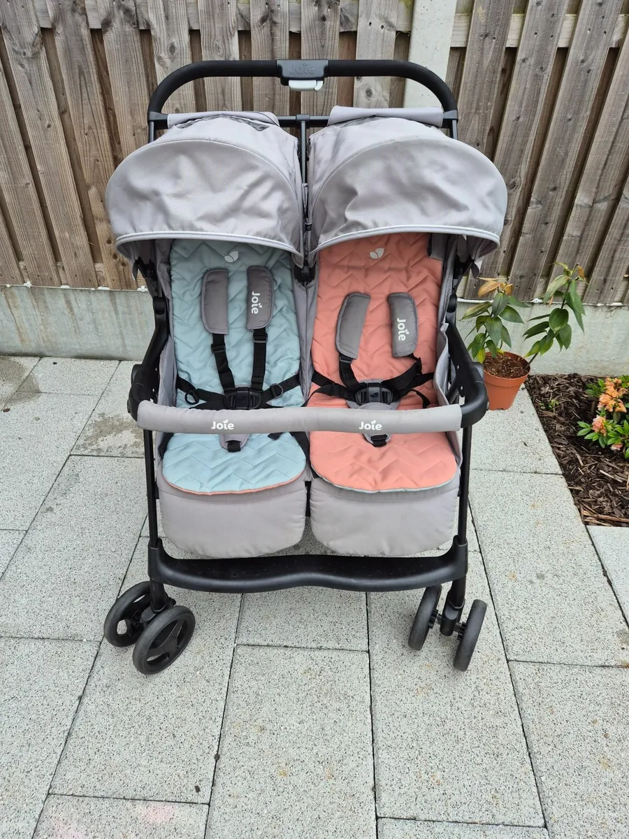 Joie Aire Twin Stroller Nectar and Mineral - Image 4
