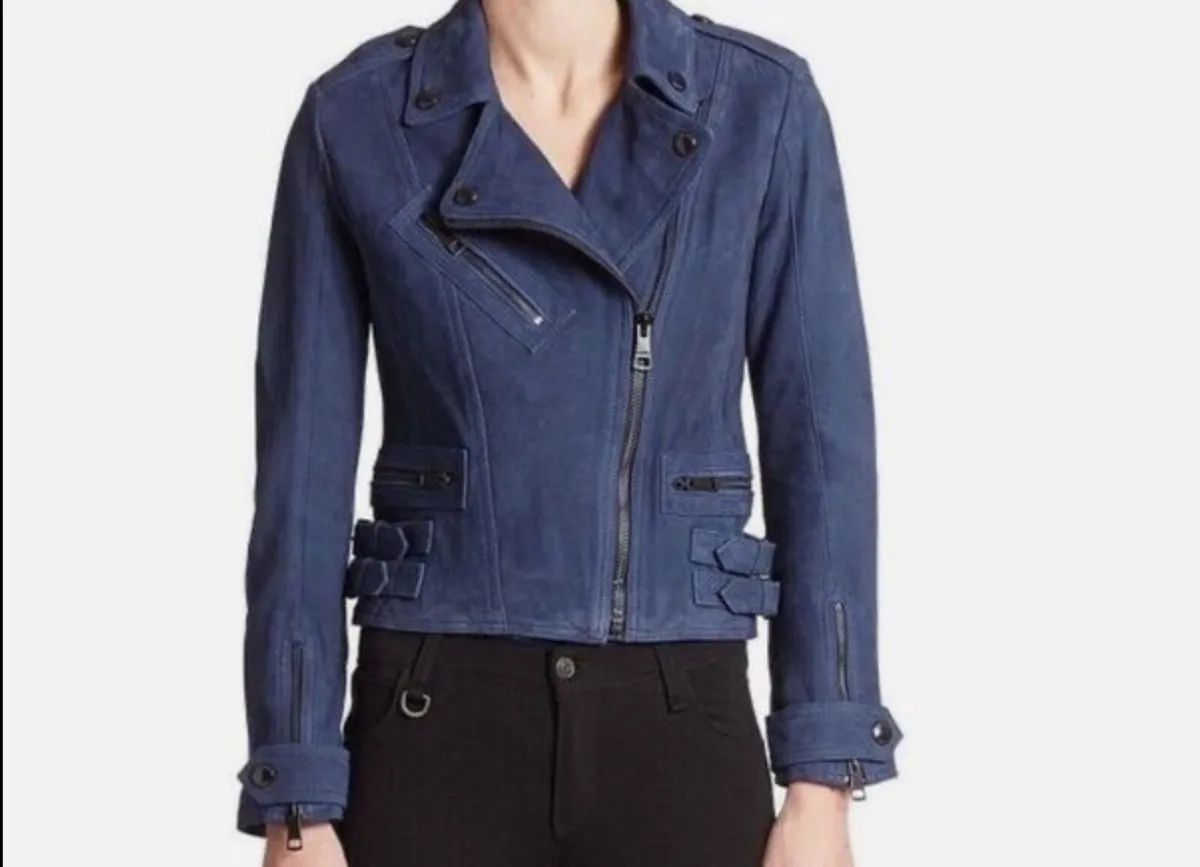 Autentic Burberry Leather Jacket - Image 1