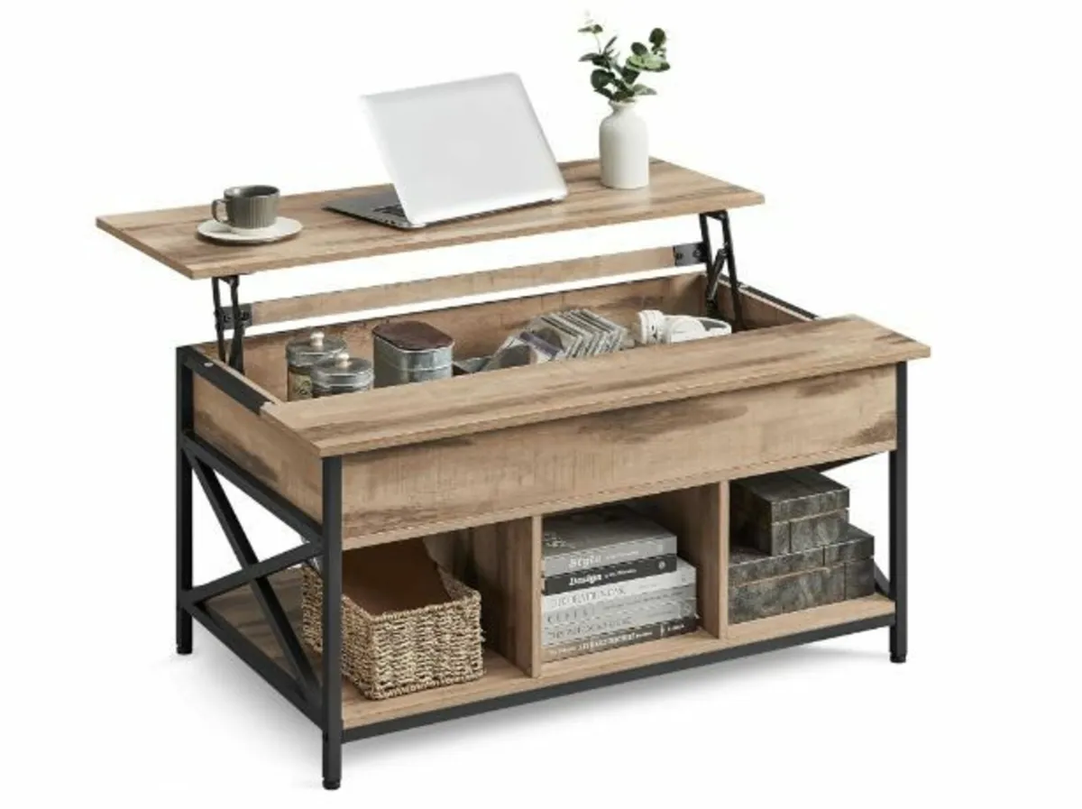 Coffee Table, Height-Adjustable - Image 1