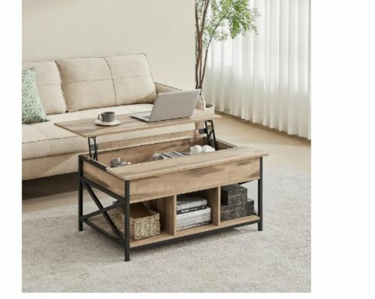 Coffee Table, Height-Adjustable - Image 2