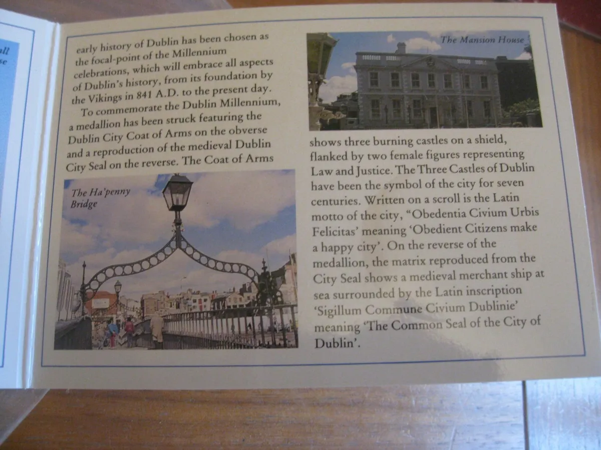 Dublin City Millennium Medallion - Image 3