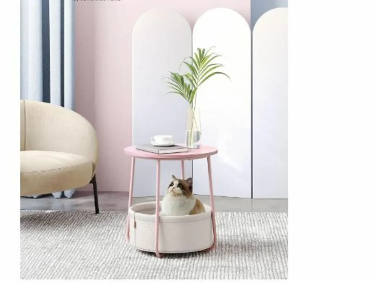 Round Side Table, Small Coffee Table - Image 3