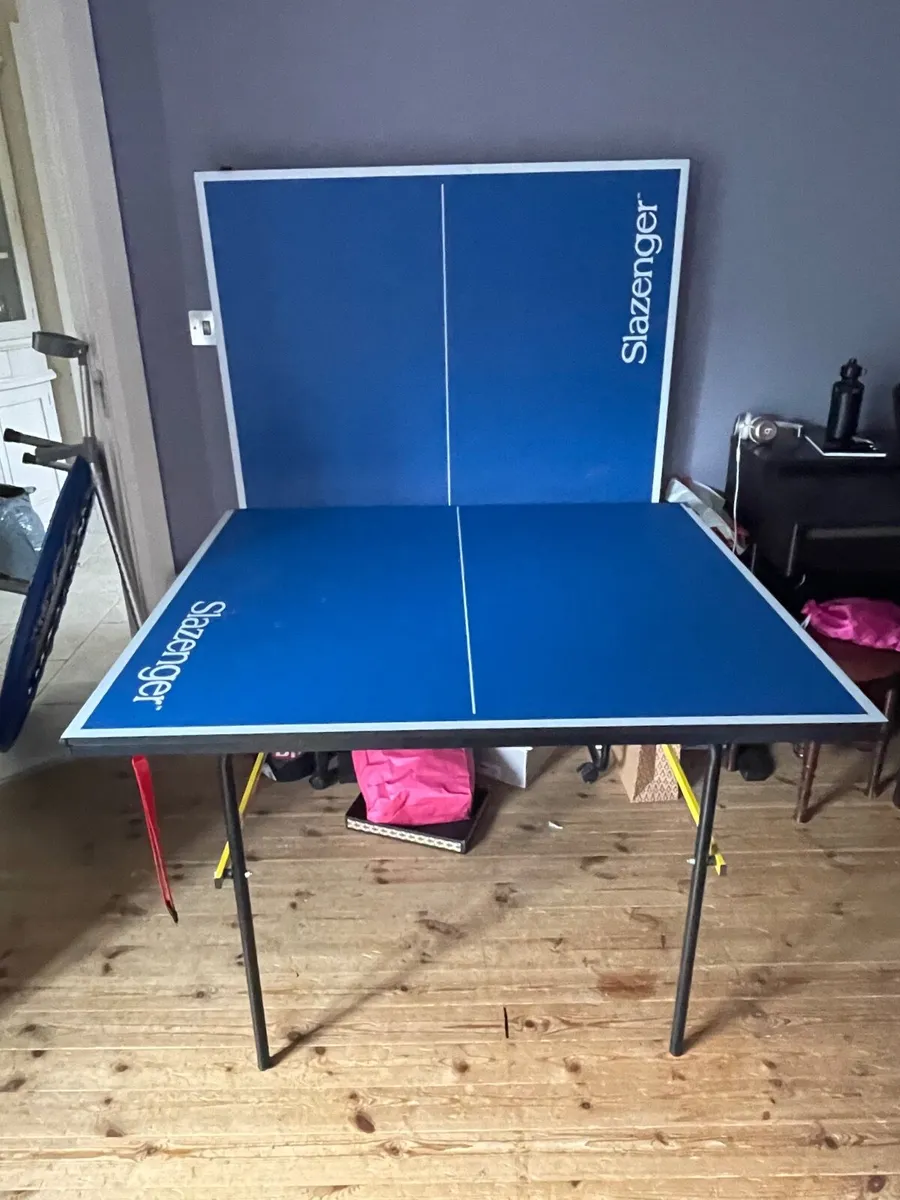 Table tennis table ,folding and wheeled - Image 1