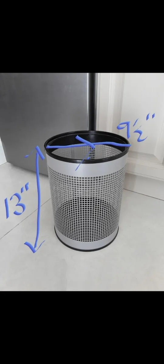 BRAND NEW  METAL WASTE PAPER BIN