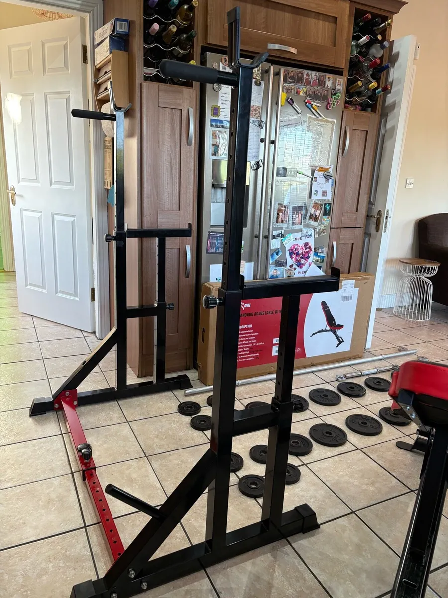 WEIGHT BENCH (NEW), METAL WEIGHTS, SQUAT RACK,BARS - Image 4