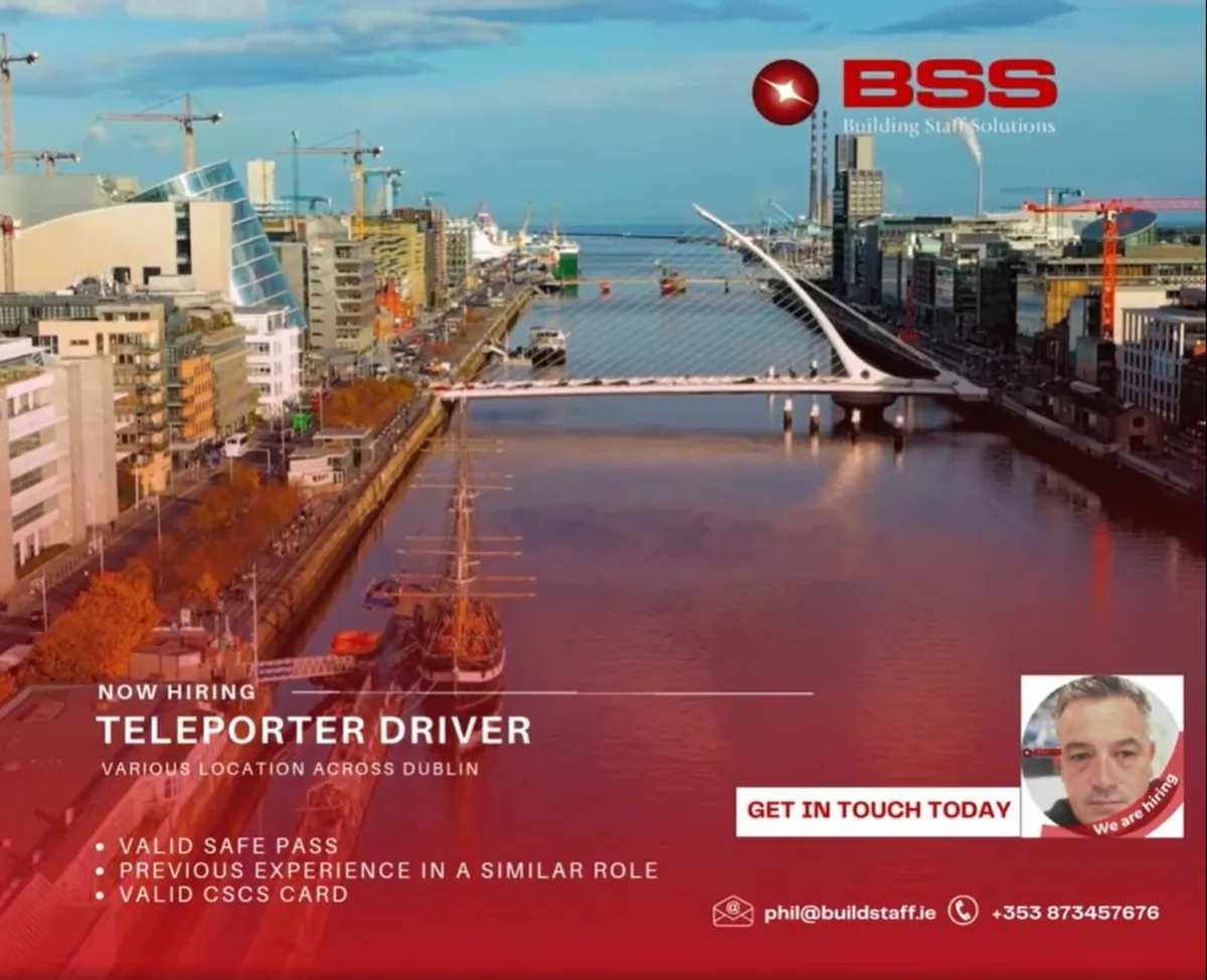Teleport Drivers wanted for projects in Dublin