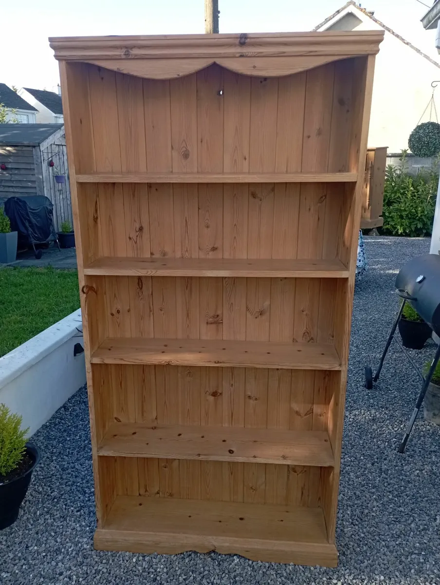 Solid wood bookcase sand wardrobe - Image 2