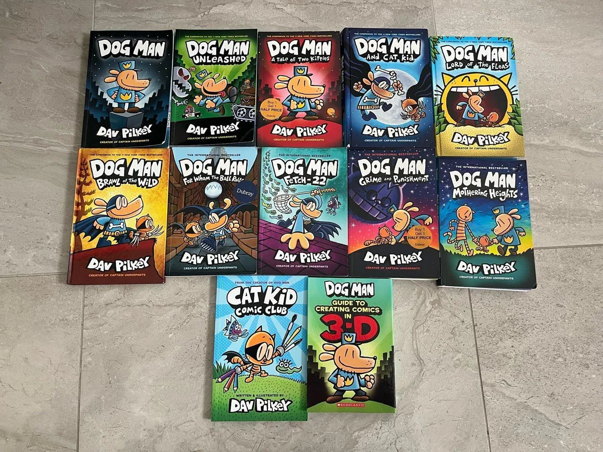 Dog man book collection - Image 1