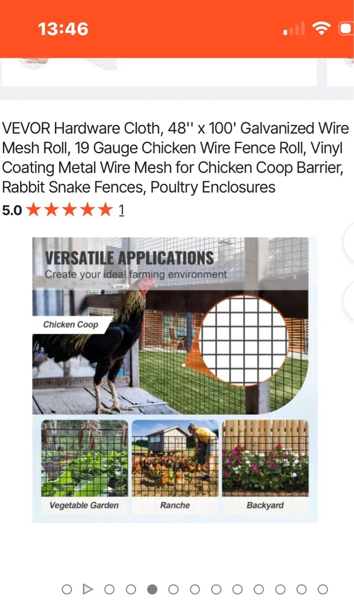Galvanized Mesh Roll - Image 4