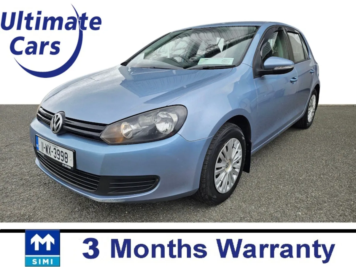 2011 Volkswagen Golf 1.6Tdi Warranty NCT 12/25 - Image 1