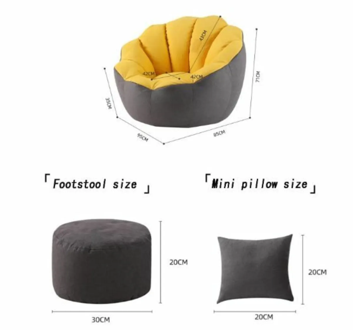 Bean Bag Seat, Cushion, Armchair - Image 2