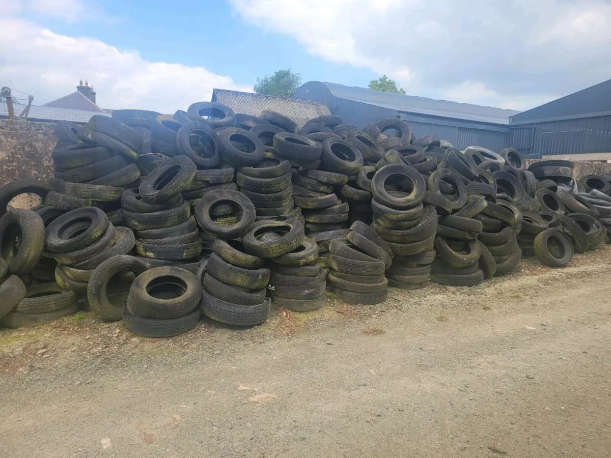 Silage Pit Tyres Free to take away