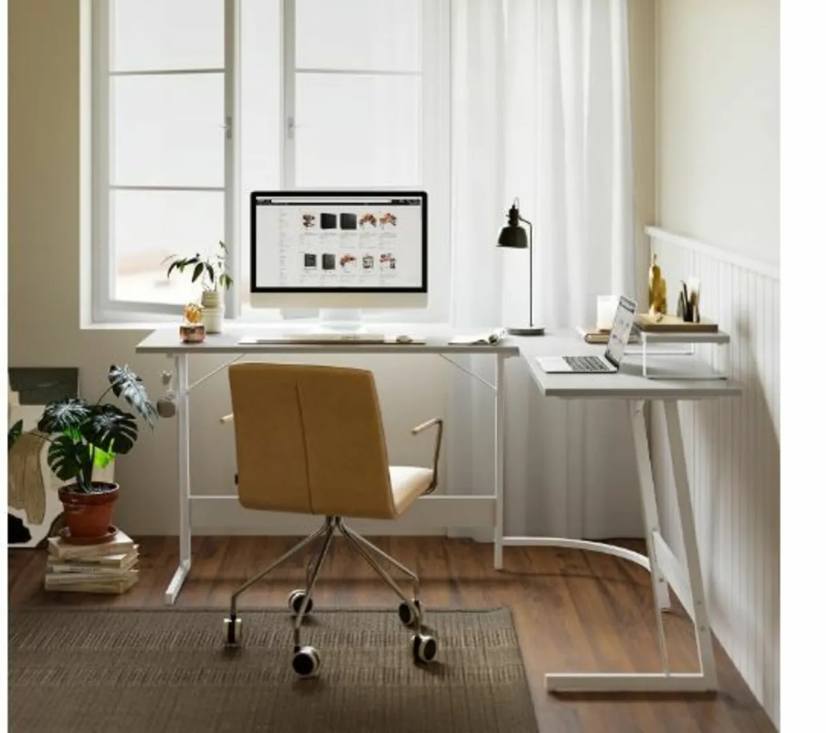 Corner Desk Study 120 x 120 cm - Image 2