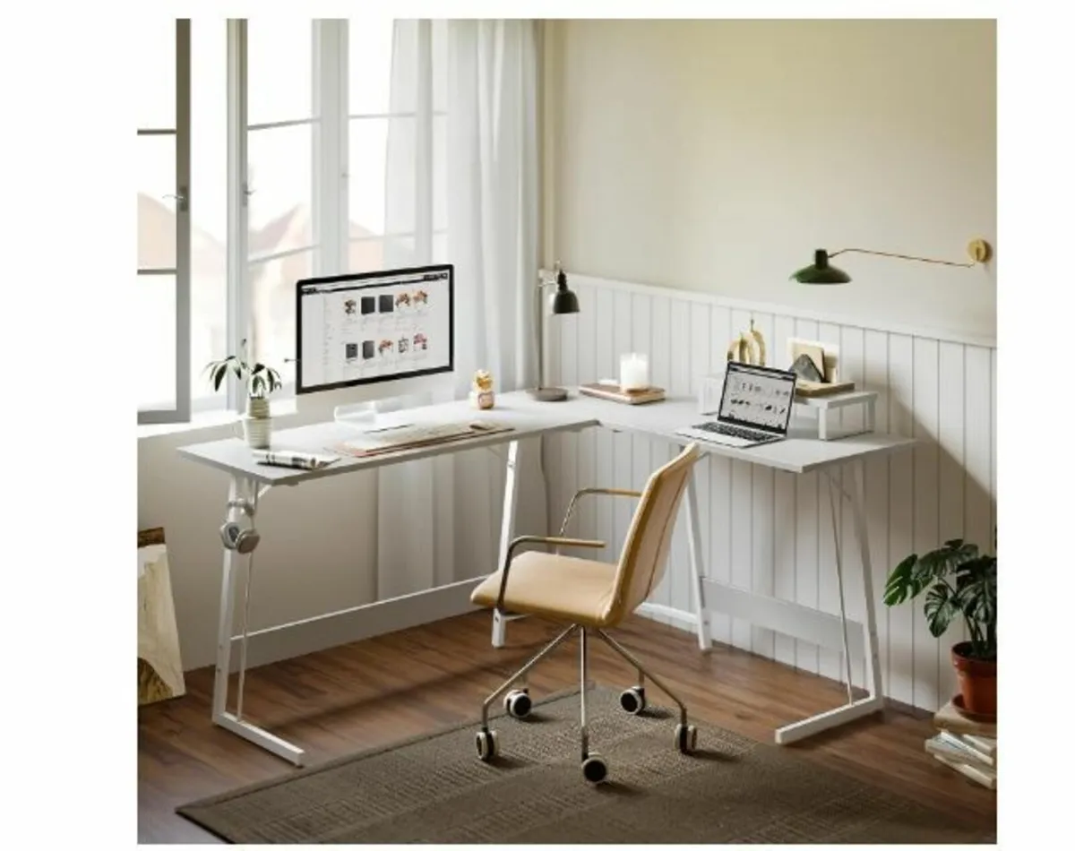 Corner Desk Study 120 x 120 cm - Image 3