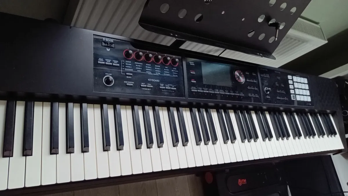 Roland FA 08 Keyboard and Flight Case - Image 1