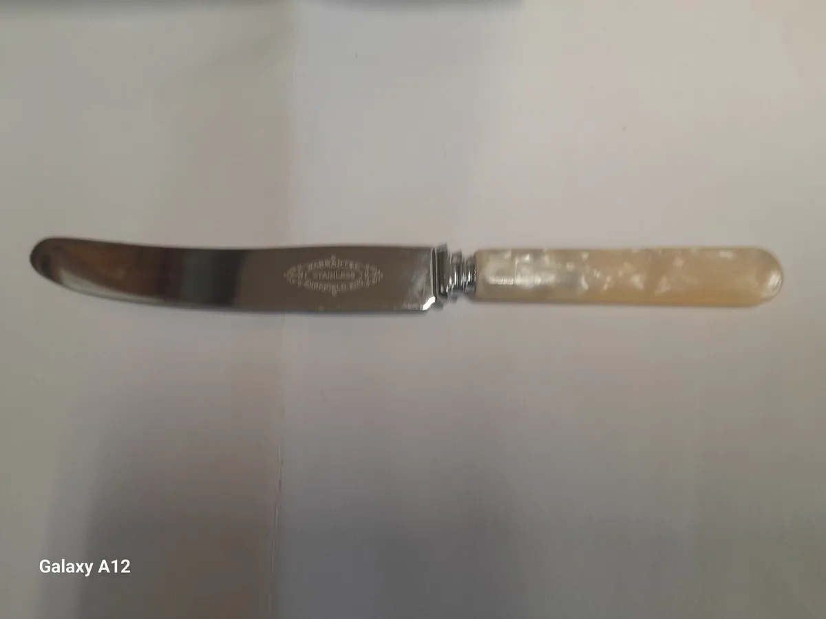 Antique Sheffield stainless Steel  knifes box set - Image 2