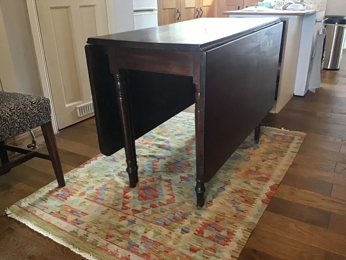 Antique mahogany table - Image 2