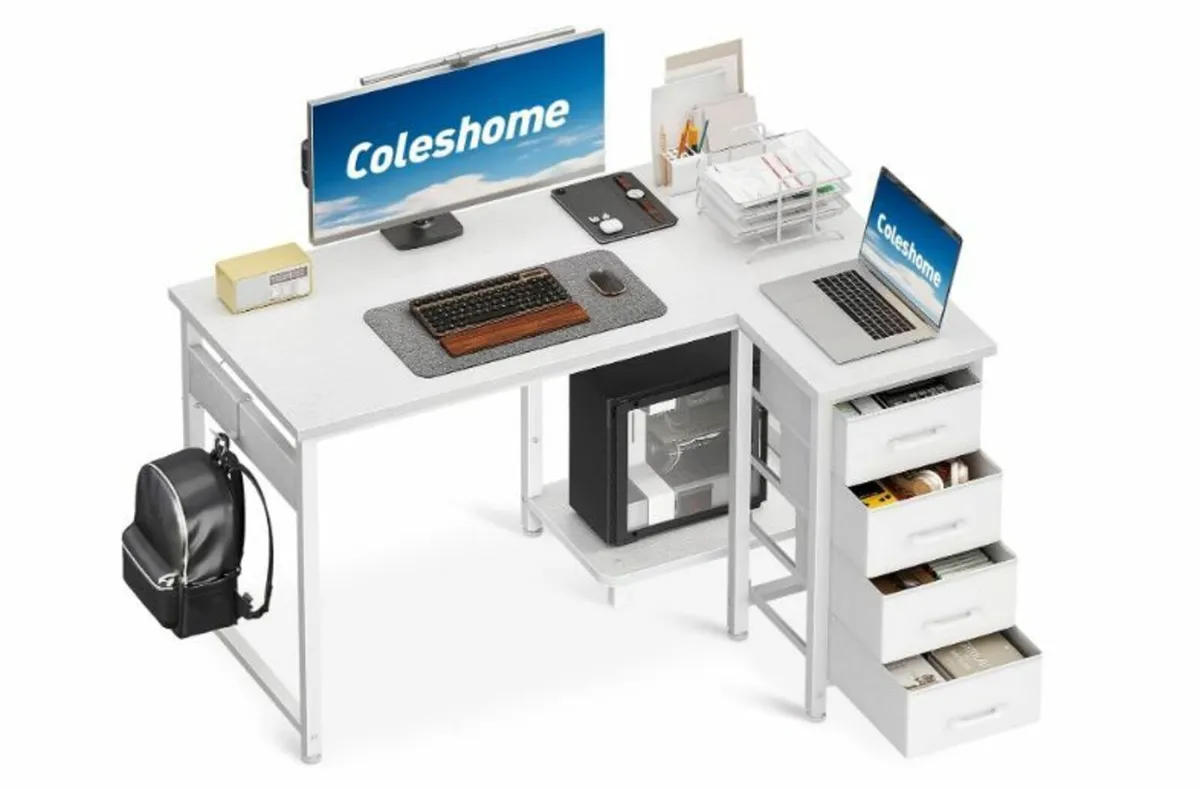 Corner Desk, 100 x 70 cm - Image 1