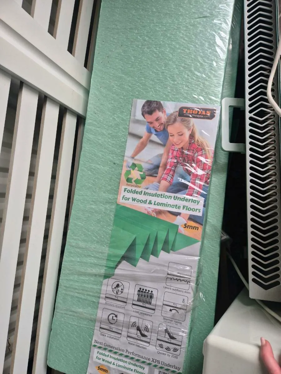 2 x new packs Underlay for laminate flooring - Image 1