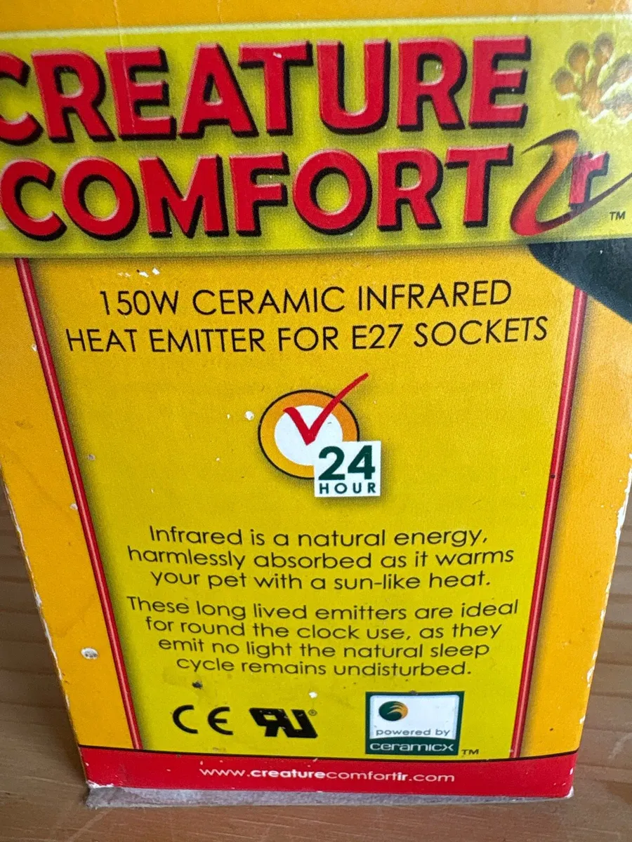 150 watt ceramic infrared heat emitter with socket - Image 4