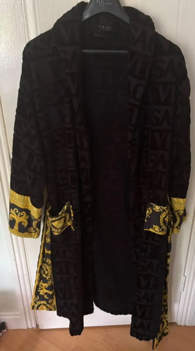 Versace Bathrobe Black