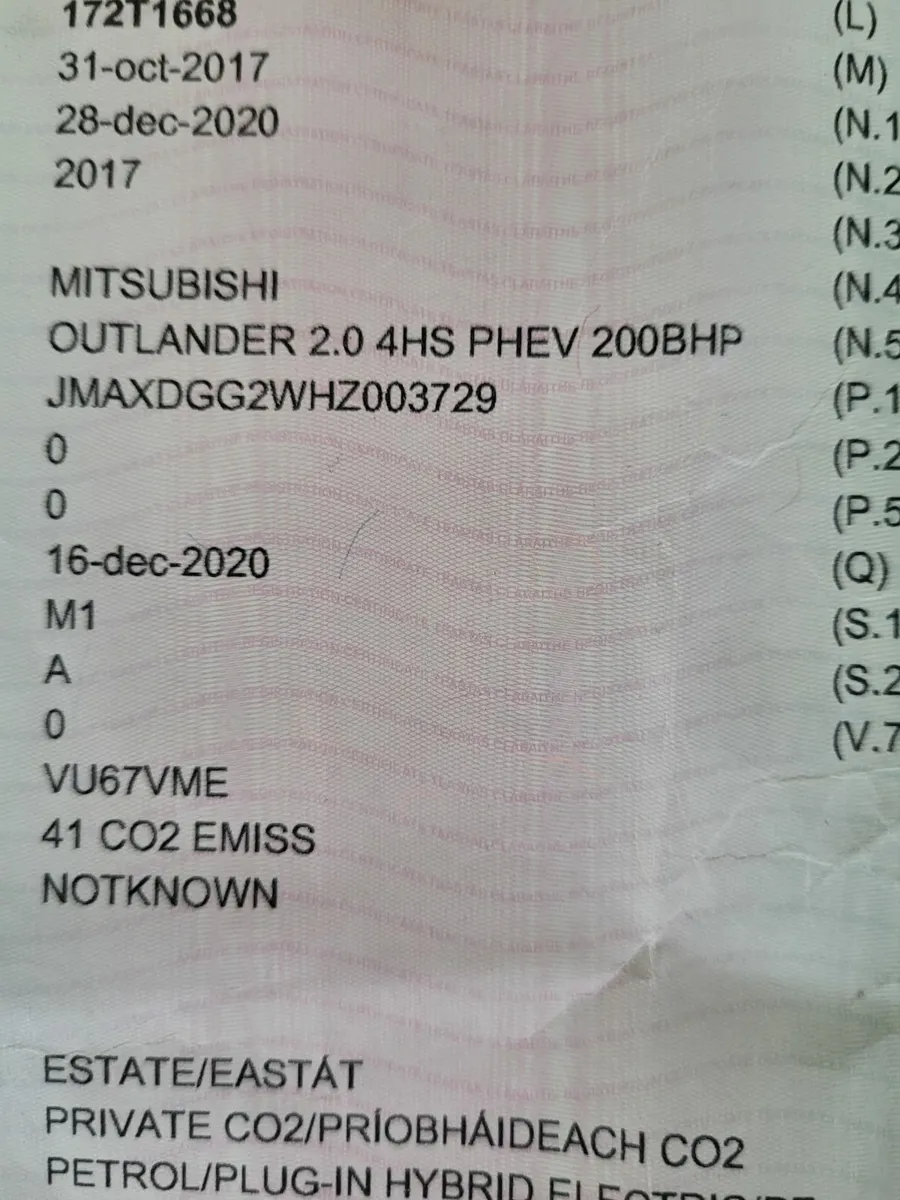 MITSUBISHI OUTLANDER PHEV.  HIGHER SPEC MODEL - Image 2