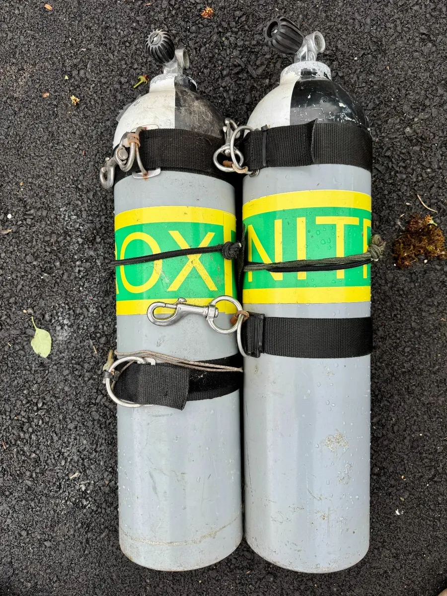 Pair Ali 10lt Dive Cylinders