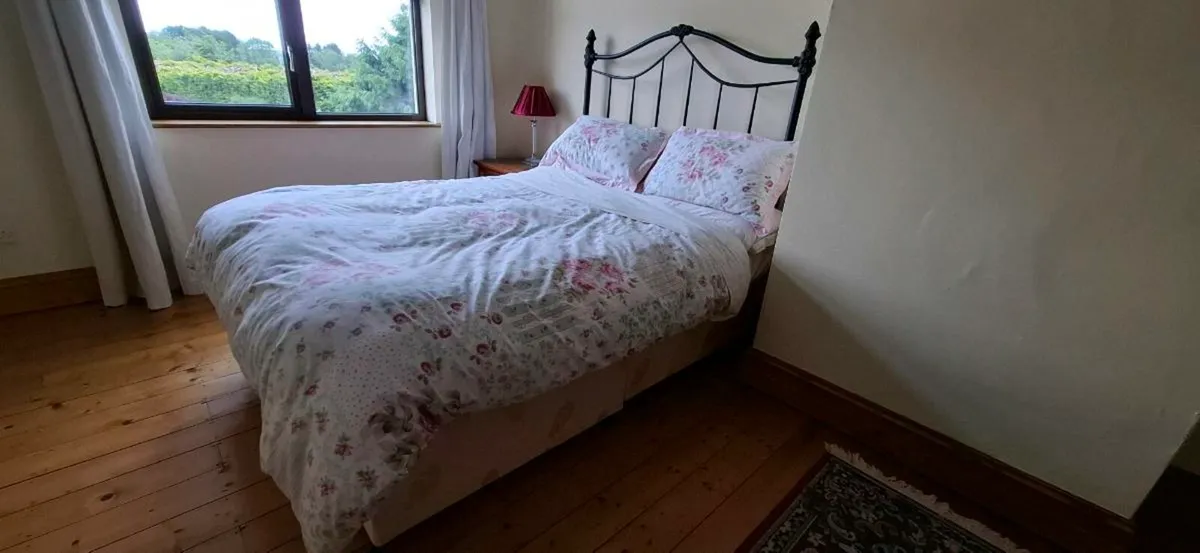 Double devan bed with mattress - Image 1