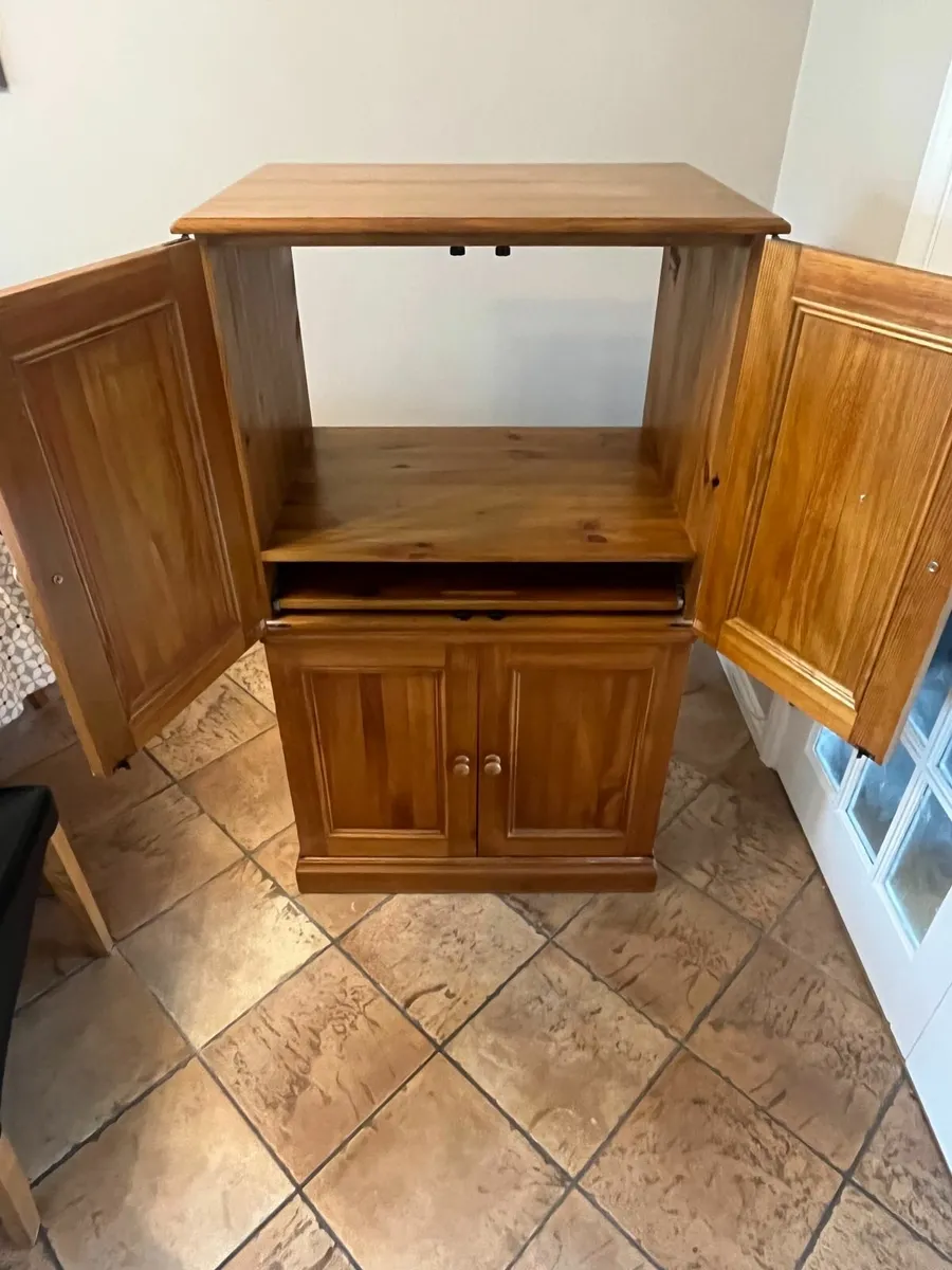Wooden Computer Press with slide out drawer - Image 3