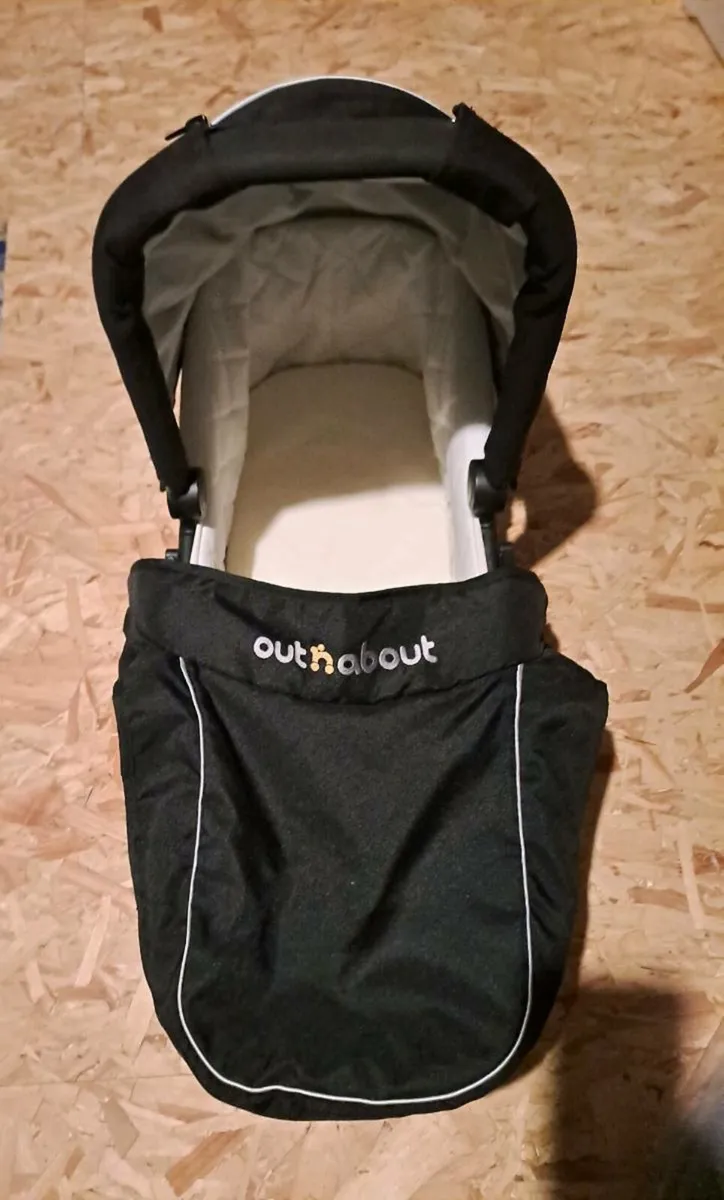 Out and About Double Basinet and Bracket - Image 1