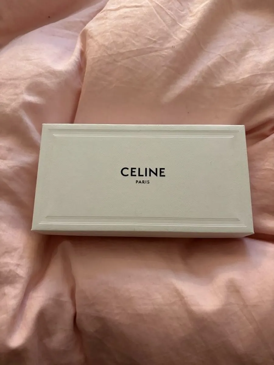 Celine white cat eye sun glasses - Image 1